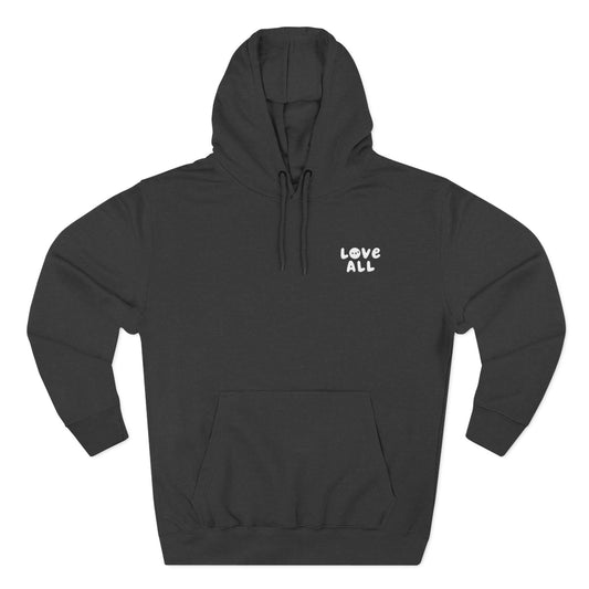 Love All (Table Tennis) Embroidered Fleece Hoodie