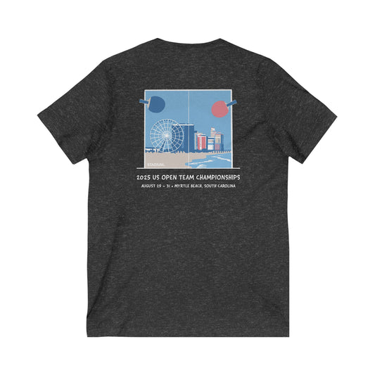 2025 US Open Table Tennis Team Championships - V-neck Tee